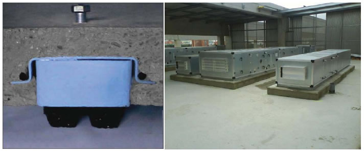 suelo flotante antivibratorio